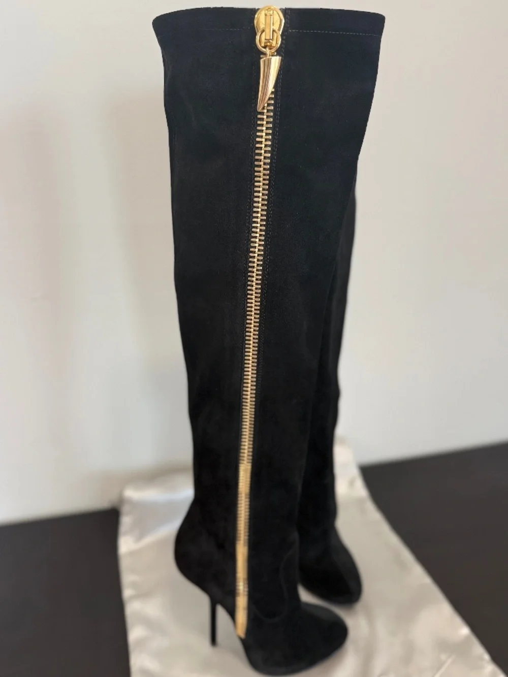 Giuseppe Zanotti Over the knee Suede Dramatic Boots